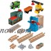 Fisher Price Wooden Thomas and Friends Reg and Percy at the Scrapyard Train Set   